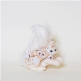 White squirrel with sparkly sequins -   Y24.C2610 -Harold Elmes Mulligans of Ballaghaderreen