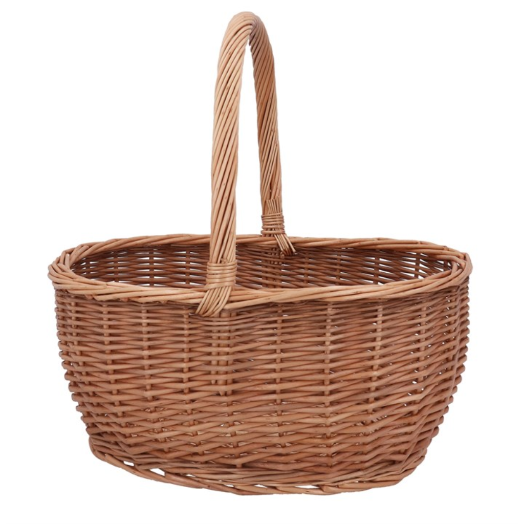 Wicker Basket 27cm - Oval 31318 Gisela Graham Mulligans of Ballaghaderreen
