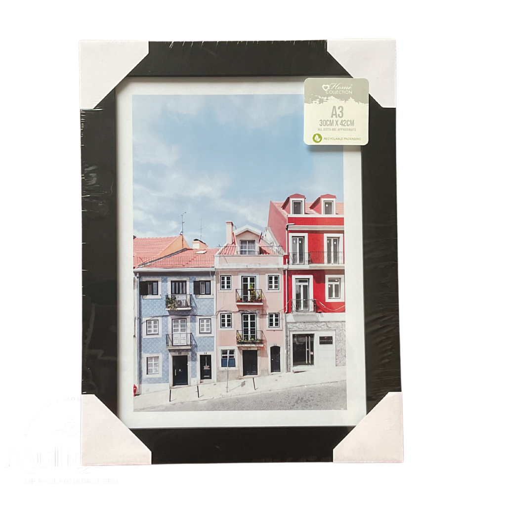 Wide Black Photo Frame - Multiple Sizes XEXU Mulligans of Ballaghaderreen