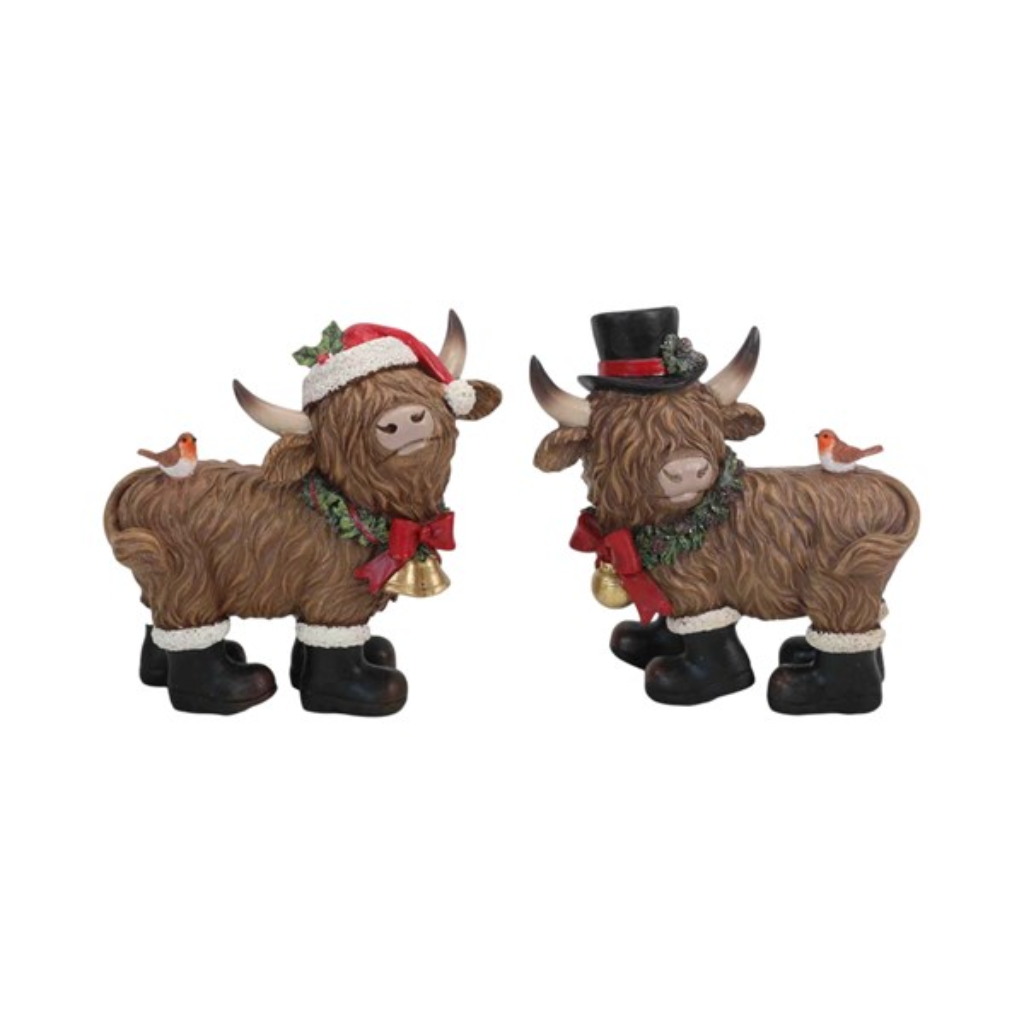 Xmas Standing Highland 14 cm 36038 Straits Home and Gift Mulligans of Ballaghaderreen