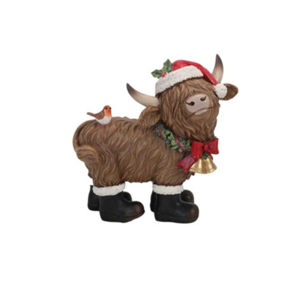 Xmas Standing Highland 14 cm 36038 Straits Home and Gift Mulligans of Ballaghaderreen