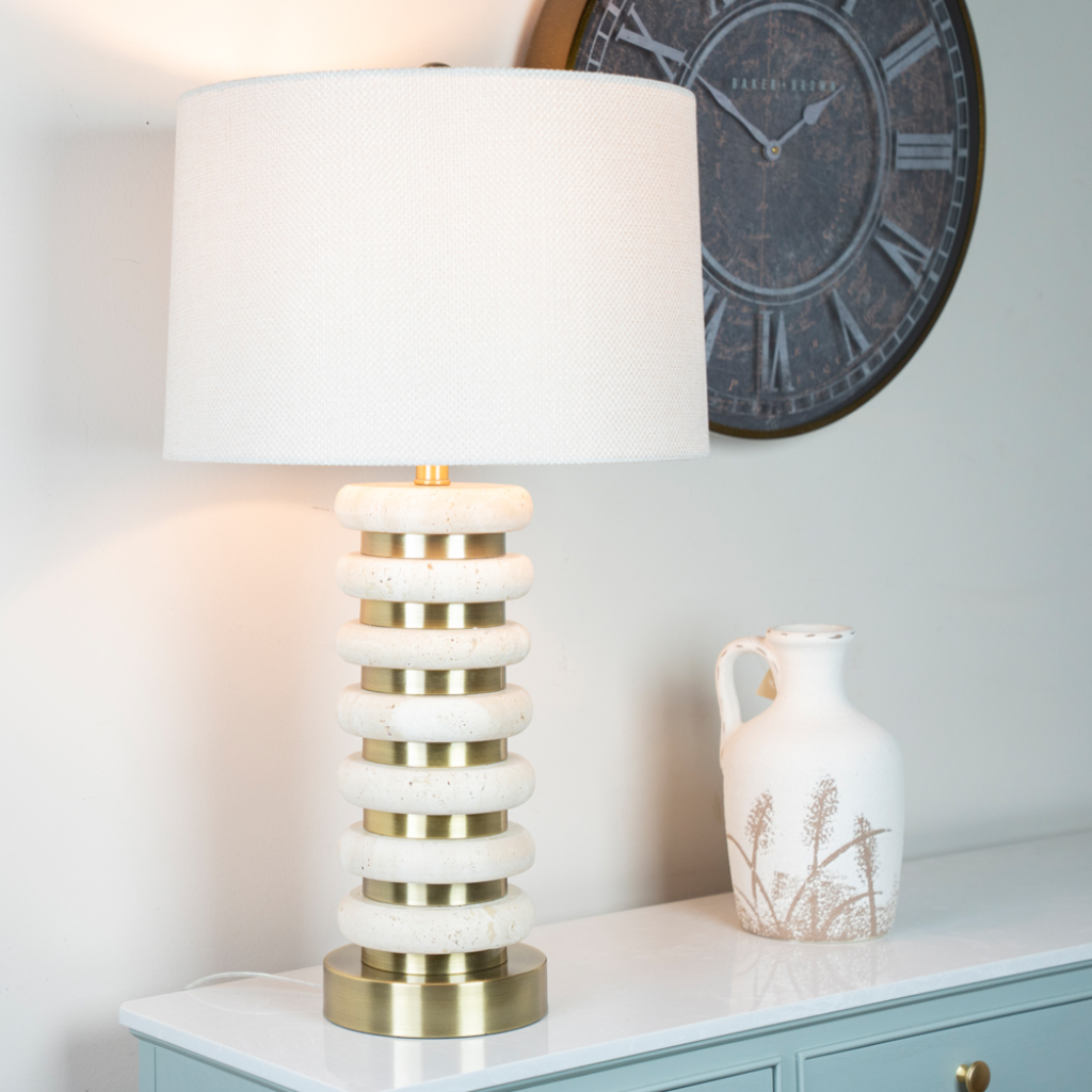 Yara Travertine Table Lamp TL7404 Tara Home Mulligans of Ballaghaderreen