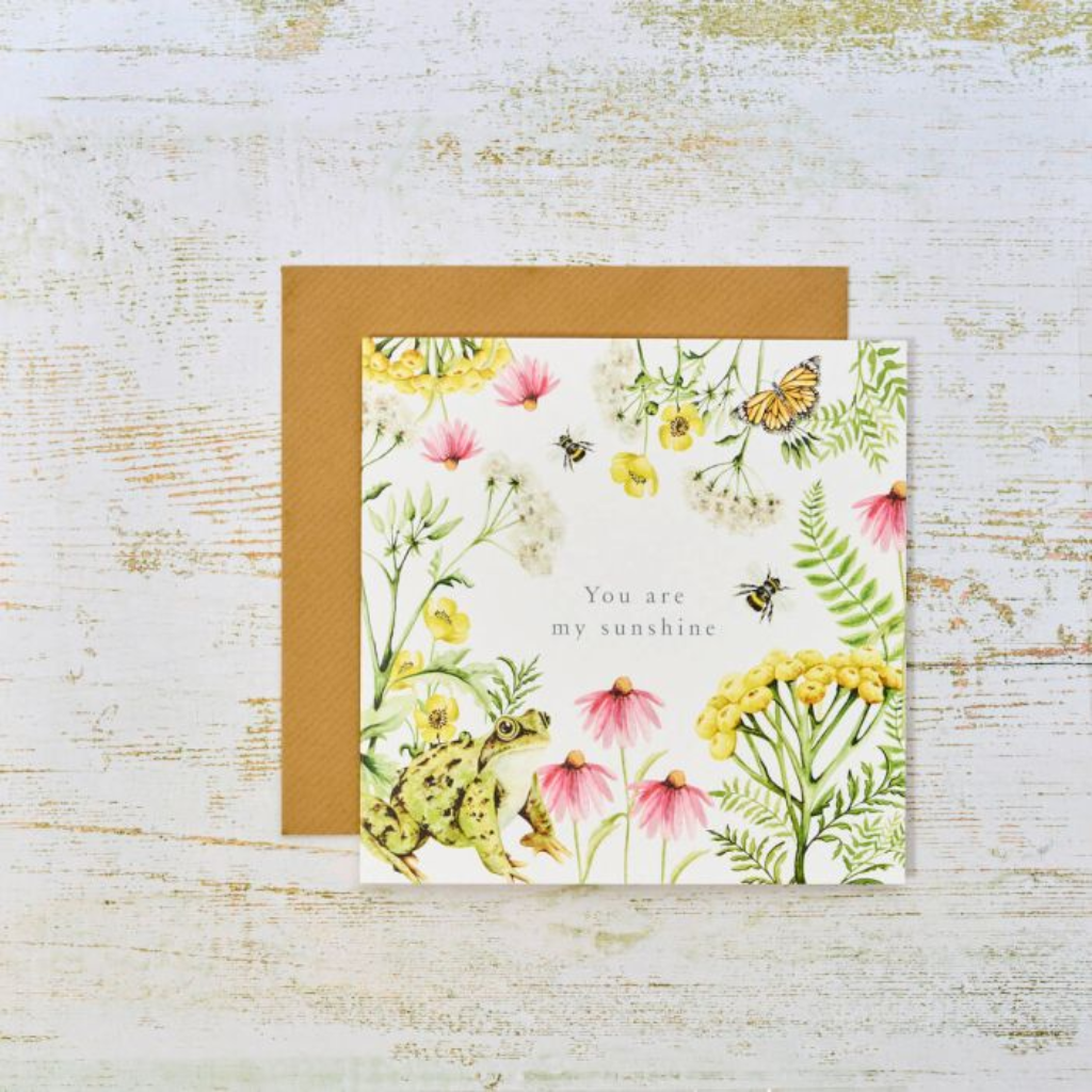You Are My Sunshine Wildflower Card 4WF422 Richard Langs Mulligans of Ballaghaderreen 