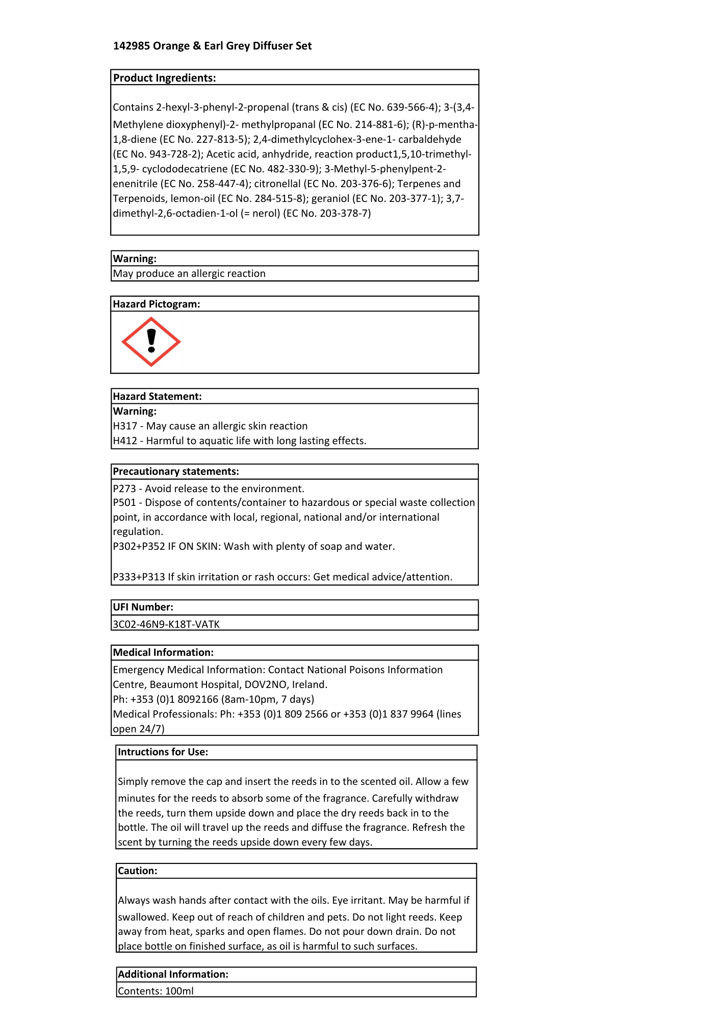 Orange & Earl Grey Jardin Collection Candle