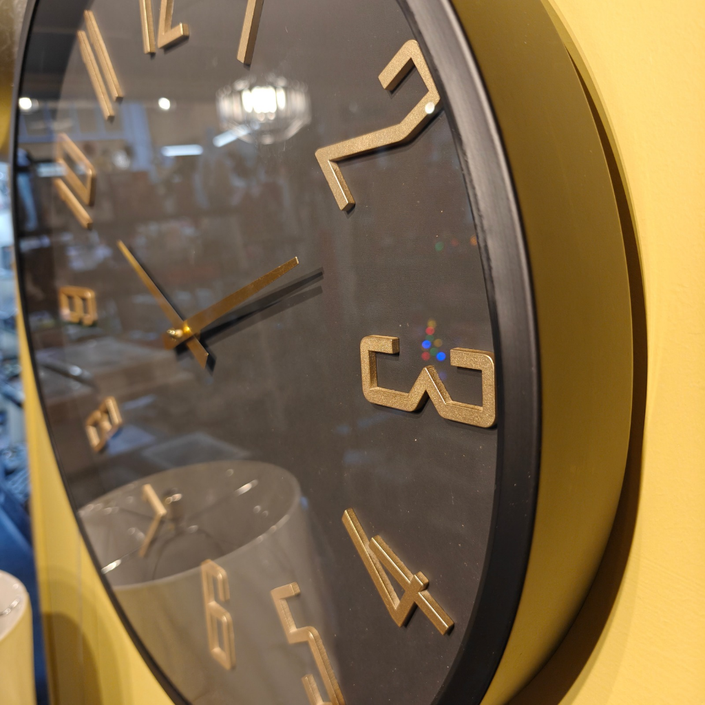 The Grange Collection Black & Gold  Clock