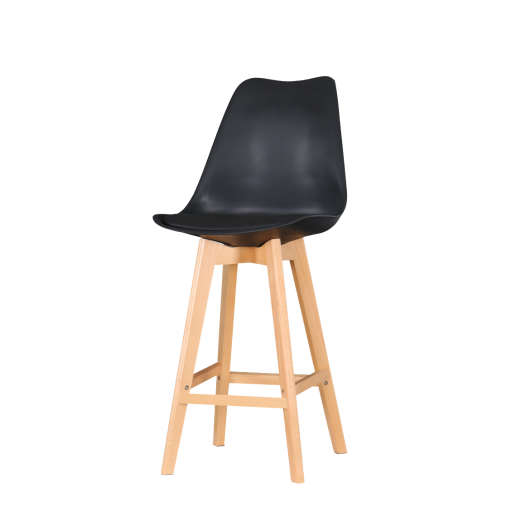 Black Eames Style Deluxe Bar Stool Grey Fervor and Hue Mulligans of Ballaghaderreen