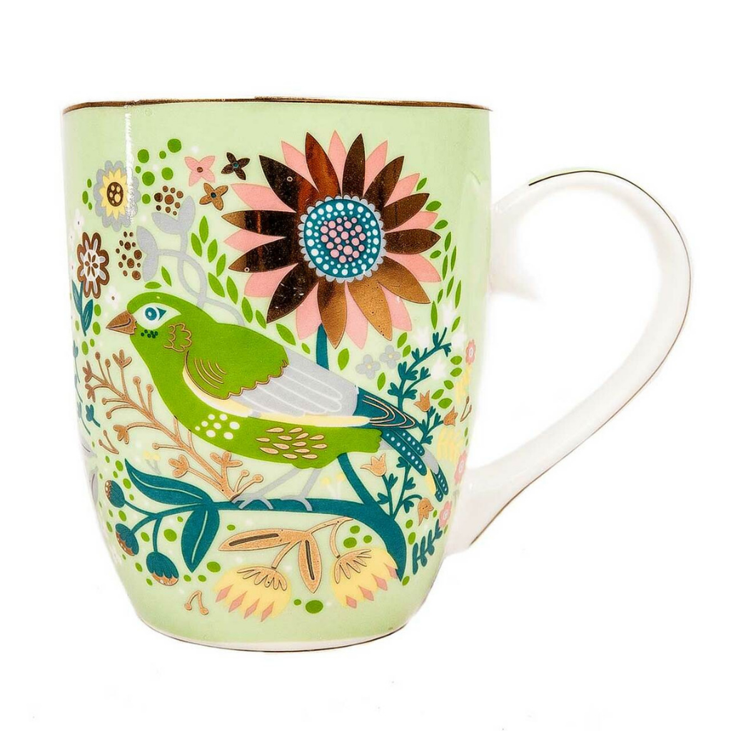 Tipperary Crystal Greenfinch Mug - Mulligans of Ballaghaderreen