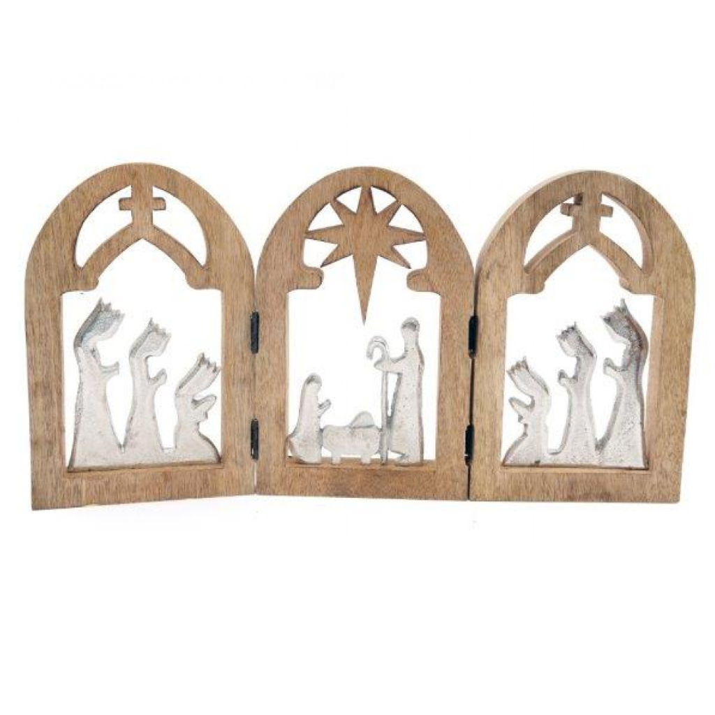 Hinged Nativity Scene In Frame XMN2418 Sifcon Intl Mulligans of Ballaghaderreen