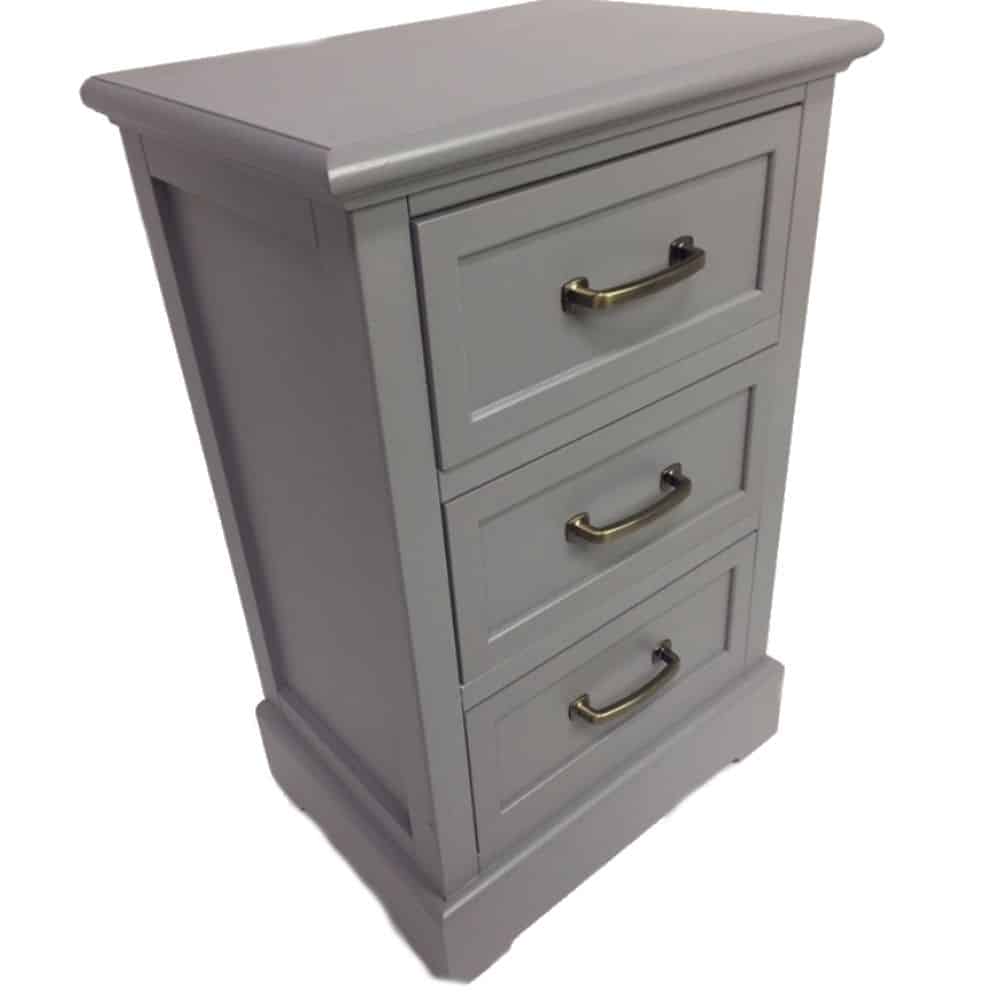 JK88180 Rosa 3 Drawer Locker Grey Kavanaghs Mulligans of Ballaghaderreen