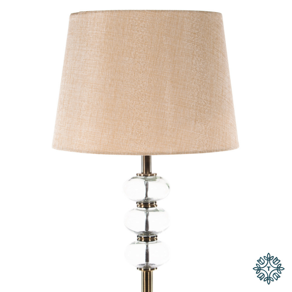 Jane Floor Lamp Bronze Glass Detail Stem 158cm TH5104 Tara Home Mulligans of Ballaghaderreen