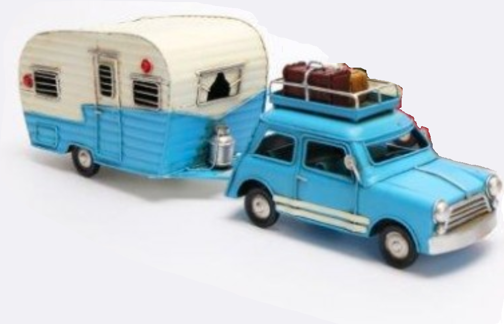 Mini & Campervan Ornament Blue OR1147 Mulligans of Ballaghaderreen