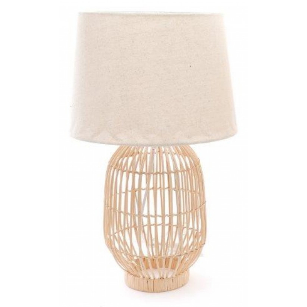 Natural Wicker Table Lamp EL0726 Mulligans of Ballaghaderreen