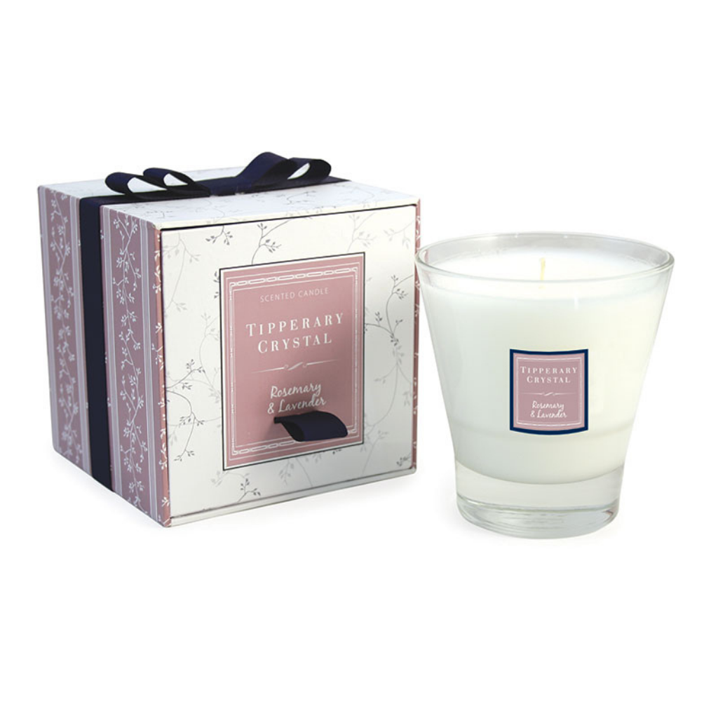 Rosemary & Lavendar Fragrance Candle Tumbler Tipperary Crystal Mulligans of Ballaghaderreen