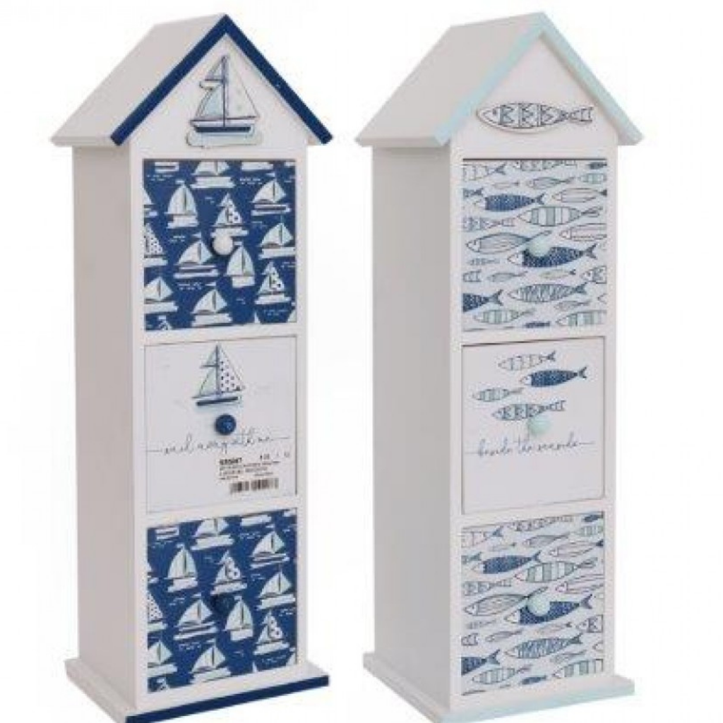 Seashore Coastal Themed Set of 3 Mini Drawers SS0887 Sifcon Mulligans of Ballaghaderreen.