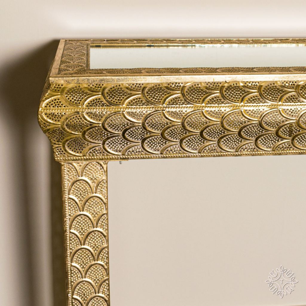 TH5207DS Casablanca console 102cm table gold metal Tara Home Mulligans of Ballaghaderreen