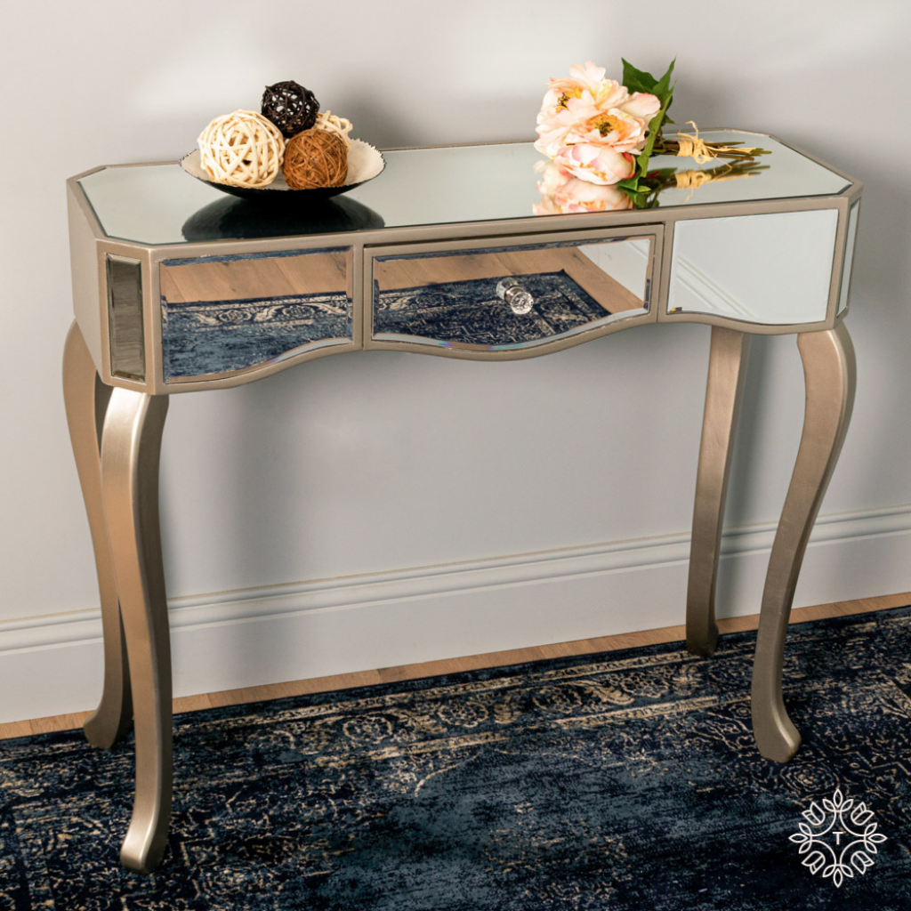 TH5274DS Reflections 1 drawer console with curved legsTara Lane Mulligans of Ballaghaderren