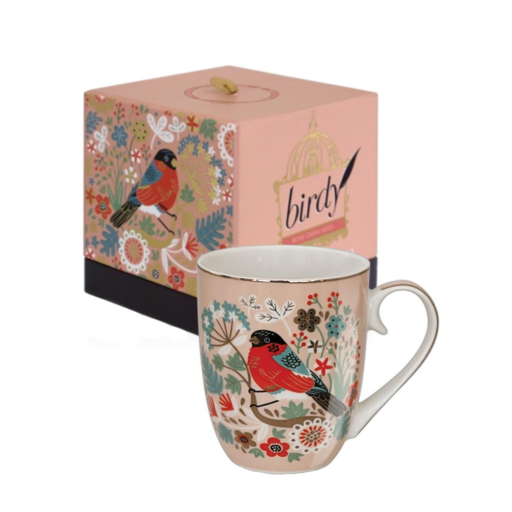 Birdy Bullfinch Mug Tipperary Crystal Mulligans of Ballaghaderreen