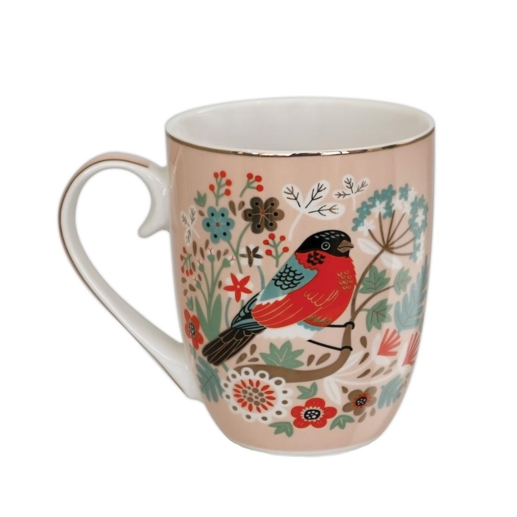 Birdy Bullfinch Mug Tipperary Crystal Mulligans of Ballaghaderreen