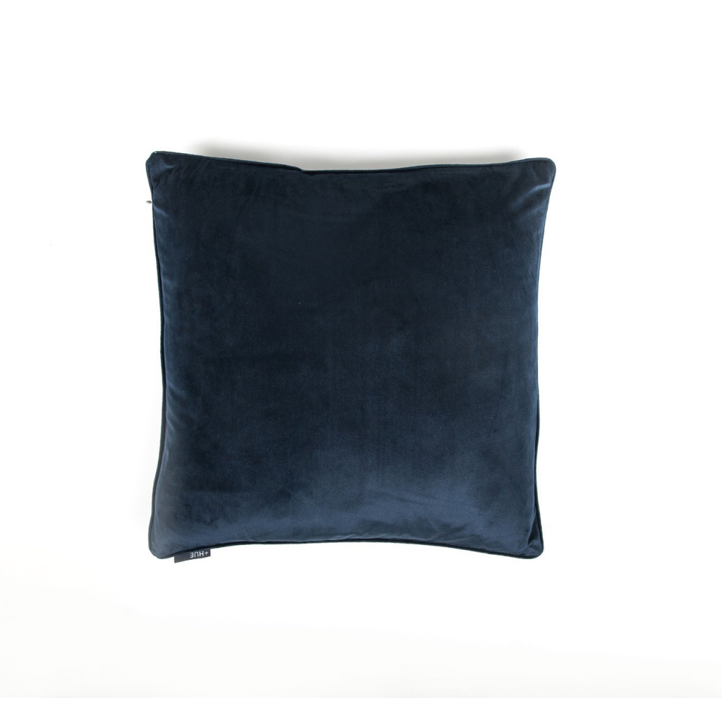 Midnight blue velvet clearance cushions