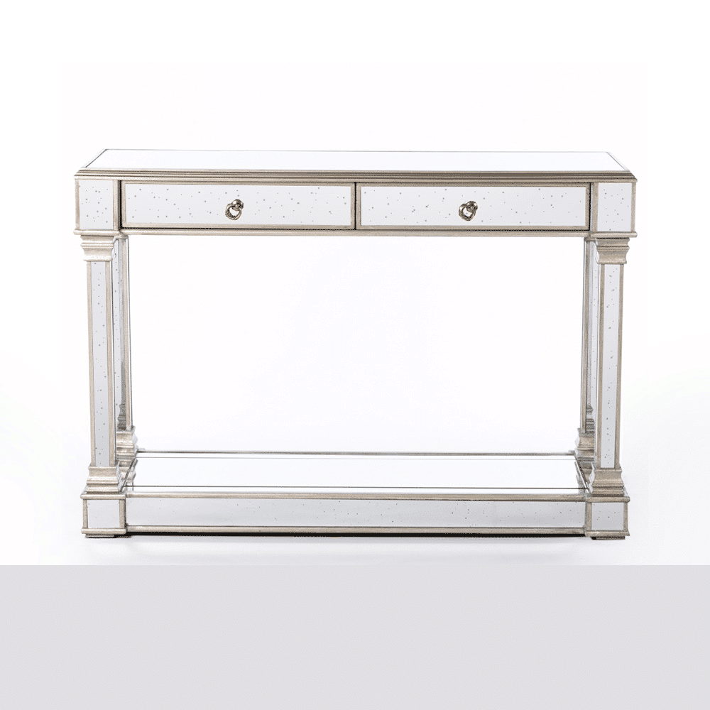 Mirrored console online table dunelm