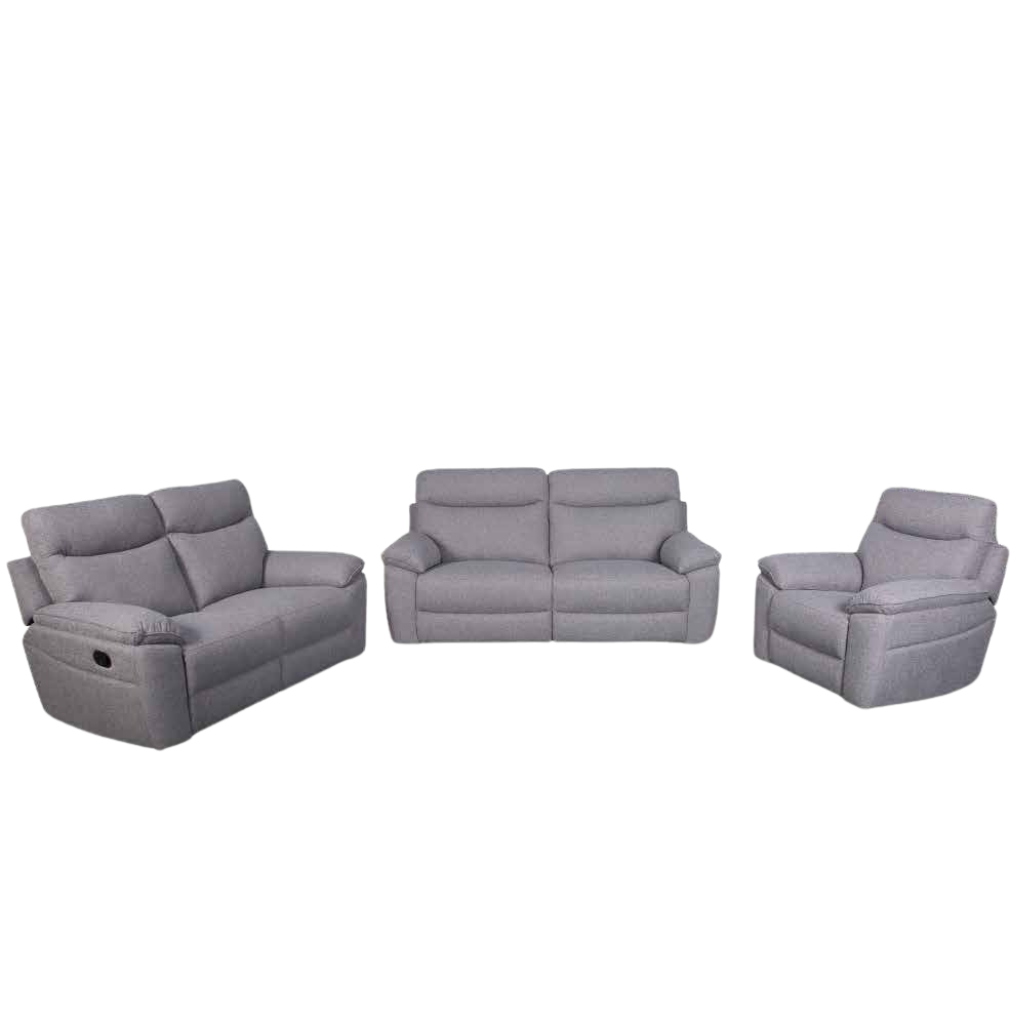 Vera Modern Sofa Range light grey fabric Mulligans of Ballaghaderreen