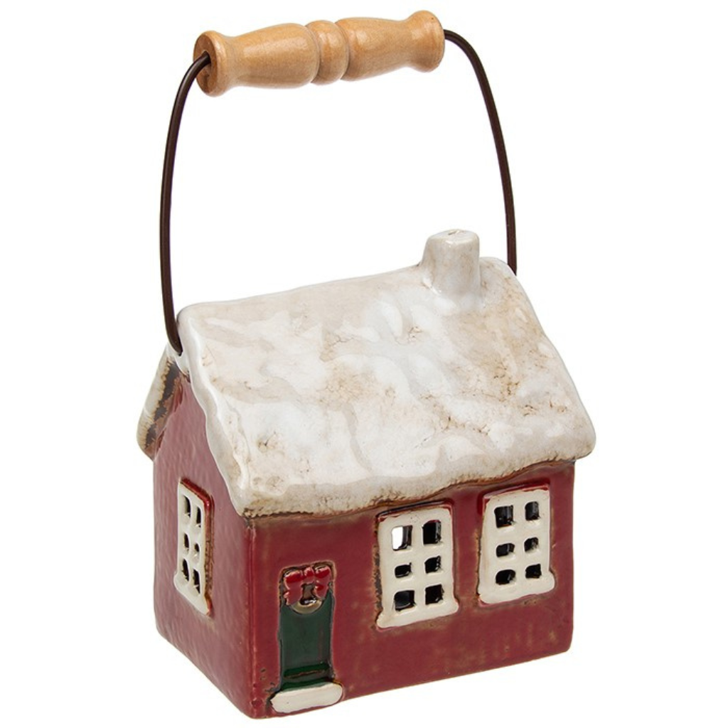 Village Pottery Cottage Lantern With Handle 315286 Joe Davies Mulligans of Ballaghaderreen