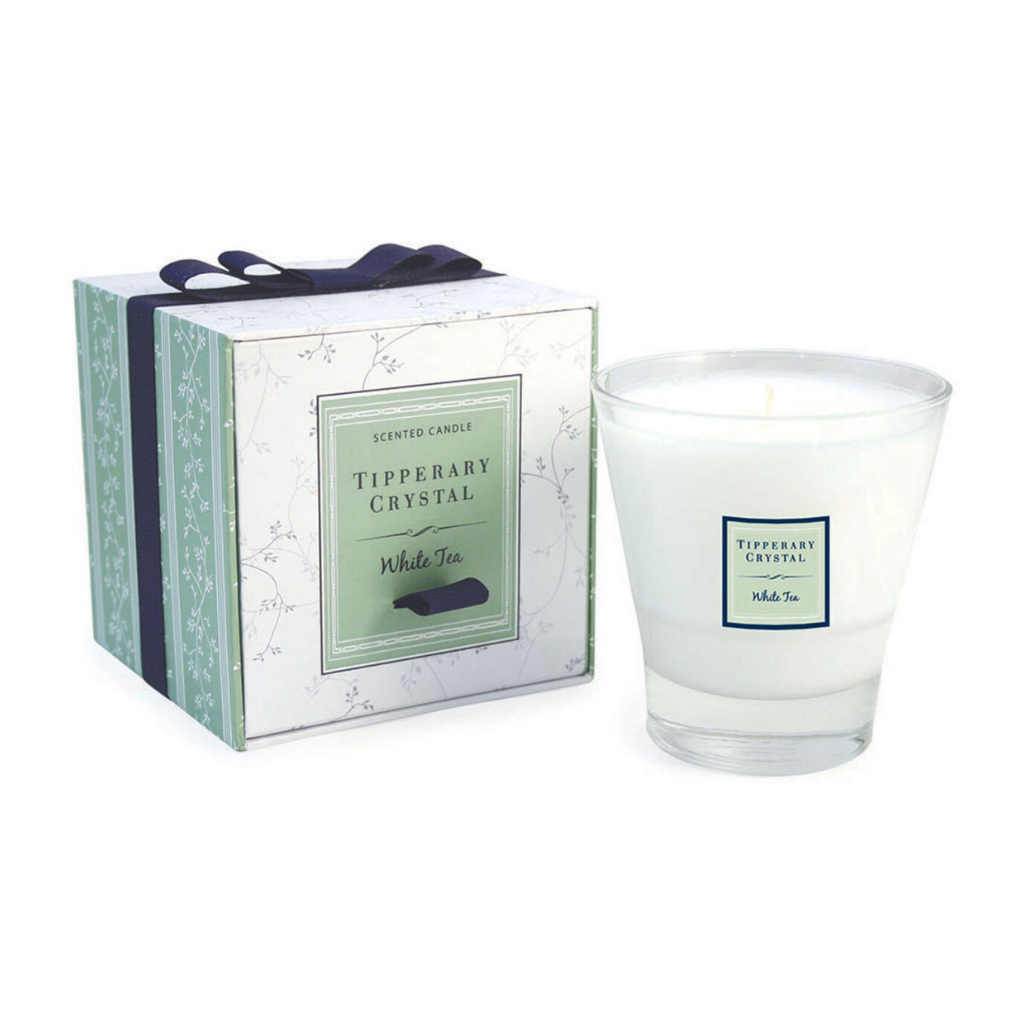 White Tea Tumbler Candle Tipperary Crystal Mulligans Of Ballaghaderreen